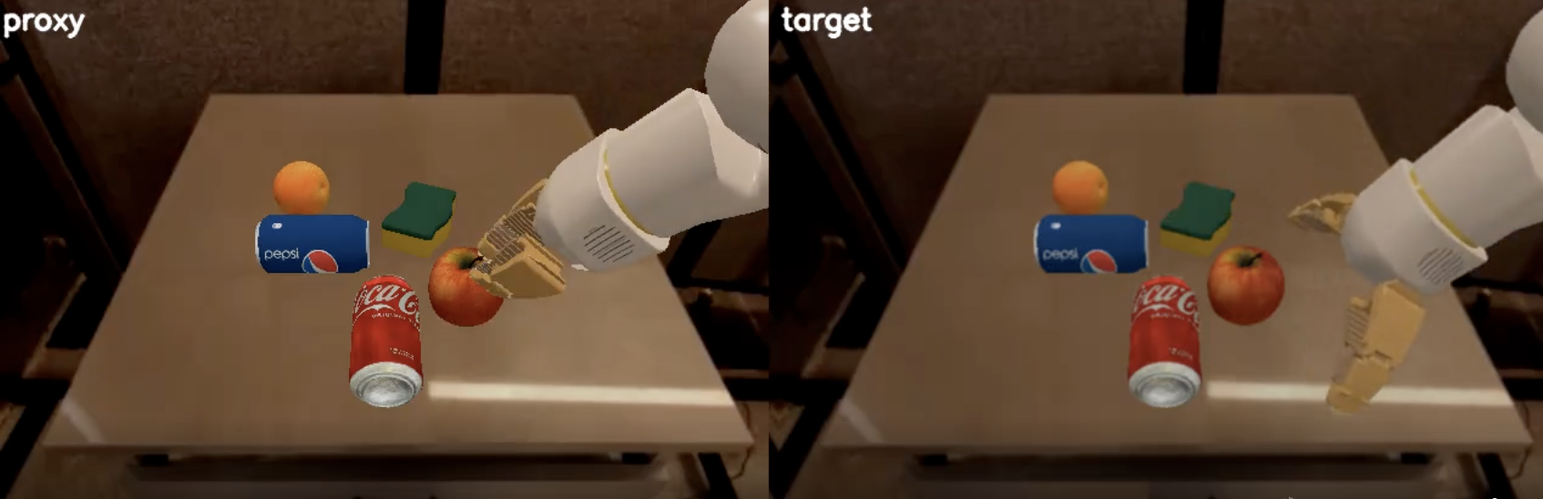 Proxy and target both miss the can